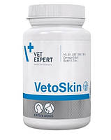 ВетоСкін VetExpert VetoSkin для собак і кішок з дерматологічними порушеннями, 60 капсул