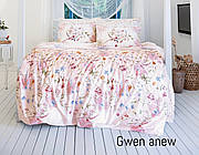 Комплект постільної білизни євро розмір Altinbasak ранфорс gwen anew