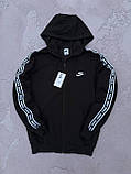 Худі біле на блискавці з капюшоном двонитка S, M, L, XL, XXL, фото 9