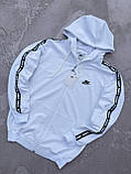 Худі на блискавці з капюшоном двонитка чорна S, M, L, XL, XXL, фото 8