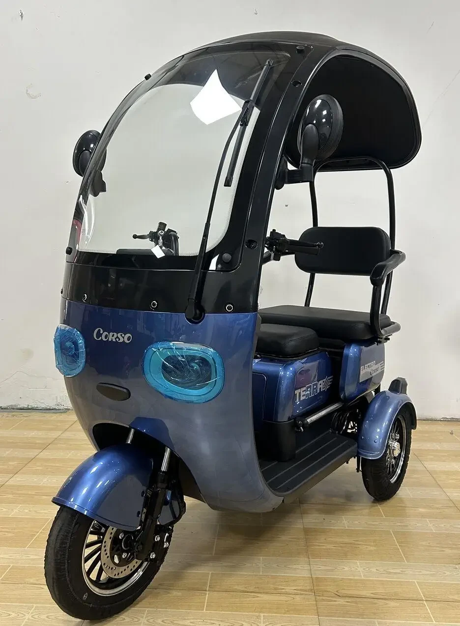 Електроскутер триколісний Corso Terra 800Вт 72V/20Ah Корсо тера, фото 1
