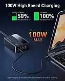 Швидкий зарядний пристрій USB C LDNIO 100 Вт GaN USB C, фото 9