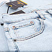Чоловічі джинсові шорти John Lucca світло-блакитні варені вільний крій, фото 3