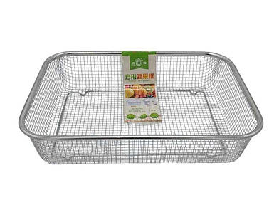 Сито нержавіюче прямокутне велика сітка 34*25*8 см VT6-20320 19990 ТМ VITOL FG
