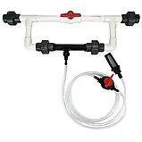 Шланг з краном і фільтром для Інжектора Вентурі 1/2" Комплект для всмоктування добрив, фото 3