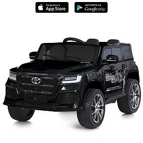 Дитячий електромобіль Джип «Toyota» 6138EBLR-2 чорний