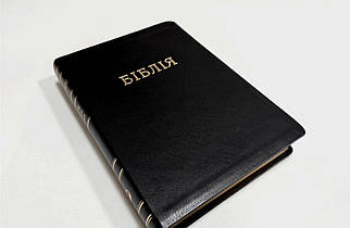 Біблія, переклад Рафаїла Турконяка, СП 2, 16х24см, без замка, шкіра, золото,  індекси.