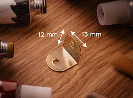 Куток для рамок. Колір "золото". 13х12мм