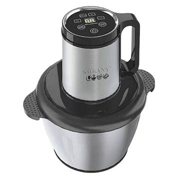 Чопер подрібнювач 800 Вт 4 леза з чашею на 2,5 літри м'ясорубка Sokany SK-06026