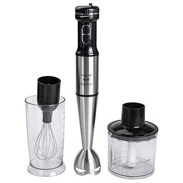 Блендер ручний занурювальний 800 Вт чаша з вінчиком подрібнювач (чопер) Sokany SK-768-4
