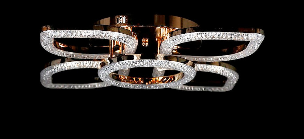 Світлодіодна люстра LT8006/4+1 LED (GD)
