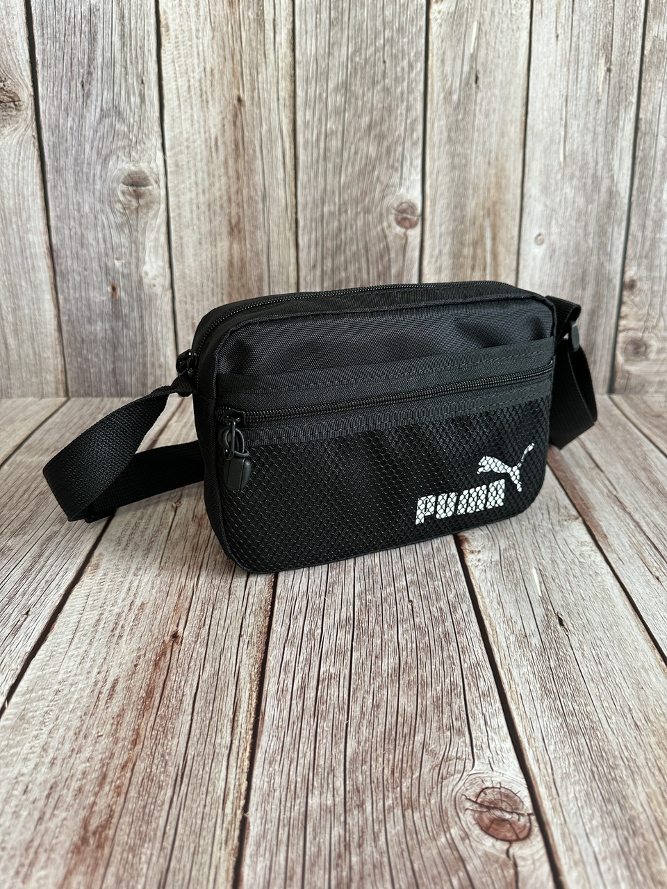 Маленька Сумка пума Puma чорного кольору прямокутна