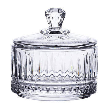 Цукерниця з кришкою Ø 6.5 см скляна HP-YH-29