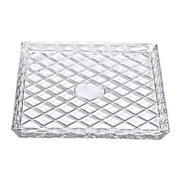 Блюдо для закусок Lirmartur скляне 24,5*20,5*2 см HP-YH-39