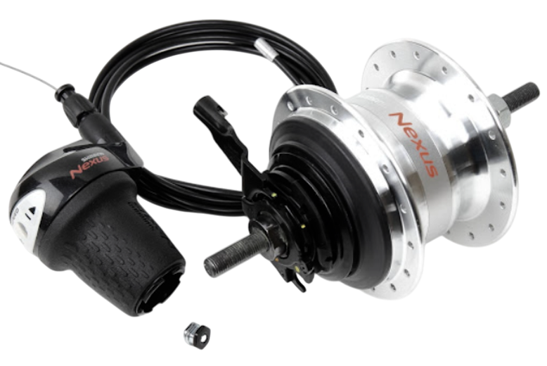 Втулка задня планетарна Shimano Nexus, 32 відв, 18T, 7 швидко, V-brake, повний комплект, без паковання