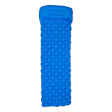 Матрац для намету надувний похідний 190х55х3 см туристичний матрац Синій SJ-0084BL