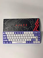 Ігрова механічна клавіатура AJAZZ AK680 з підсвічуванням на червоних та коричневих світчах
