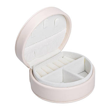 Скринька для прикрас з еко шкіри 10×9×4.5 см ​​органайзер для ювелірних виробів HP-5-31BE