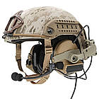 Кріплення на шолом для навушників Peltor ComTac. Койот, фото 3