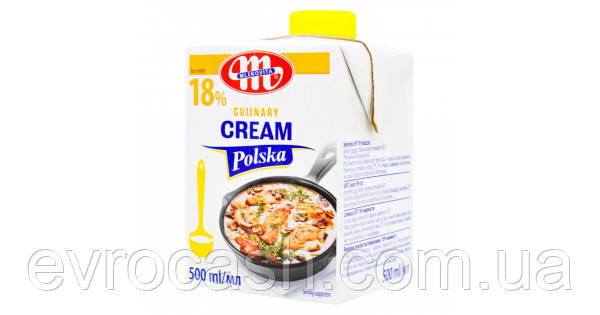 Вершки 18%Mlekovita 500 мл 6 шт. ящ