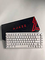 ІГРОВА Механічна клавіатура AJAZZ AK820 WHITE , із підсвіткою , Білого кольору