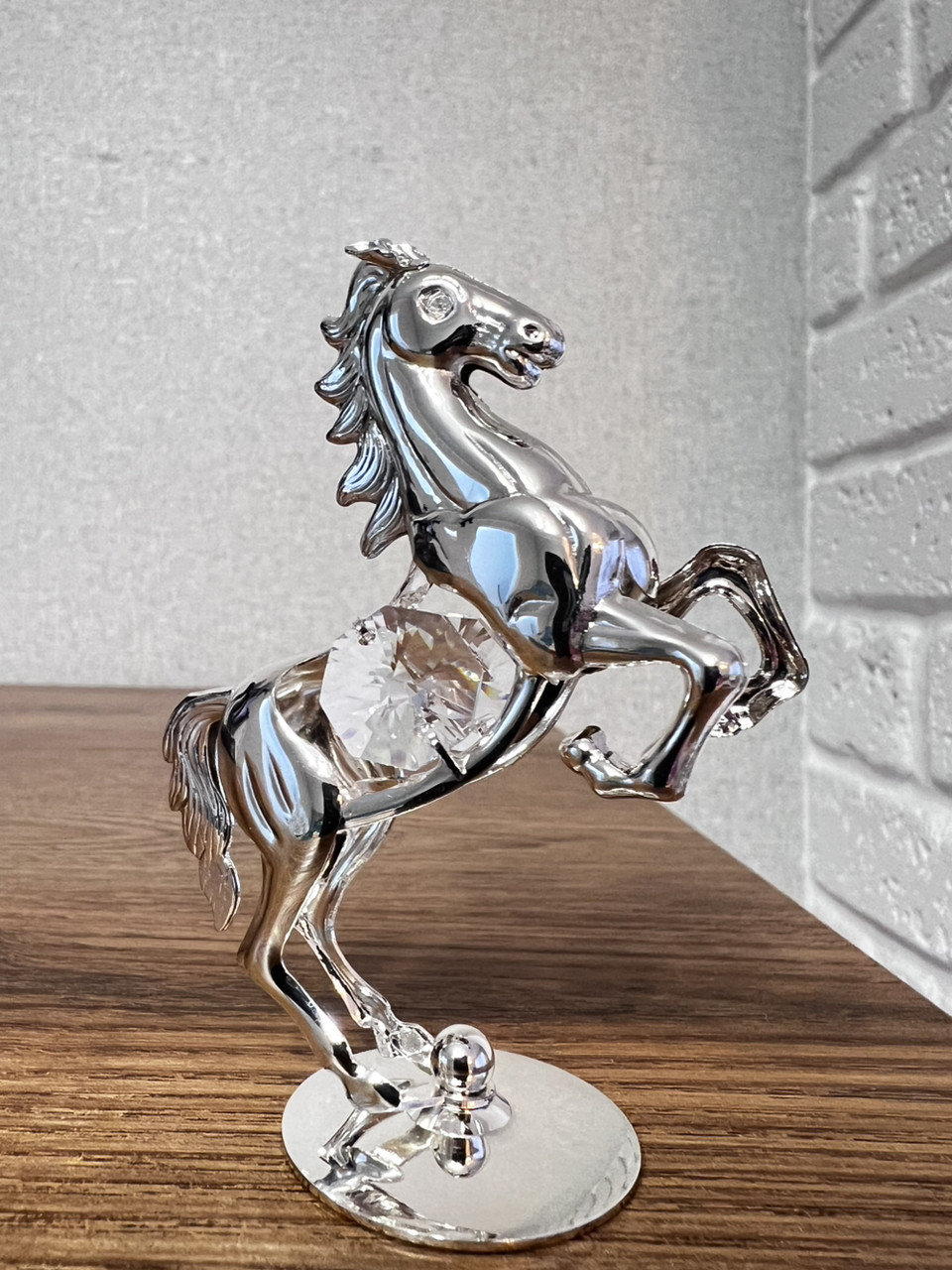 Фігурка Crystocraft зі стразами Swarovski Кінь 8,5х6х3 см 1602389