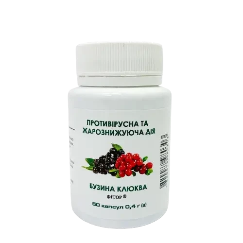 Дієтична добавка ФІТОР з бузиною та журавлиною 60 капс.