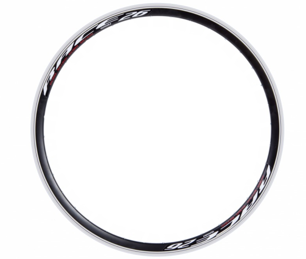 Обід 26" HLQC-04 AL 32H 14G двусторонній з проточкою під Vbr чорний, фото 1