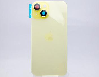 Задня кришка зі склом камери Apple iPhone 15 Yellow Original