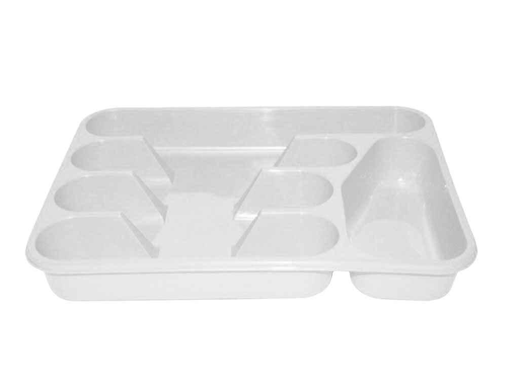 Лоток для столових приладів (336*262*50) білий ТМ LAMELA