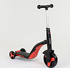 Самокат беговел-велосипед 3в1 Best Scooter JT 28288 СВІТЛО, 8 МЕЛОДІЙ, ЗВУКИ МОТОРА, фото 4
