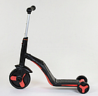 Самокат беговел-велосипед 3в1 Best Scooter JT 28288 СВІТЛО, 8 МЕЛОДІЙ, ЗВУКИ МОТОРА, фото 6