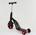 Самокат беговел-велосипед 3в1 Best Scooter JT 28288 СВІТЛО, 8 МЕЛОДІЙ, ЗВУКИ МОТОРА, фото 7