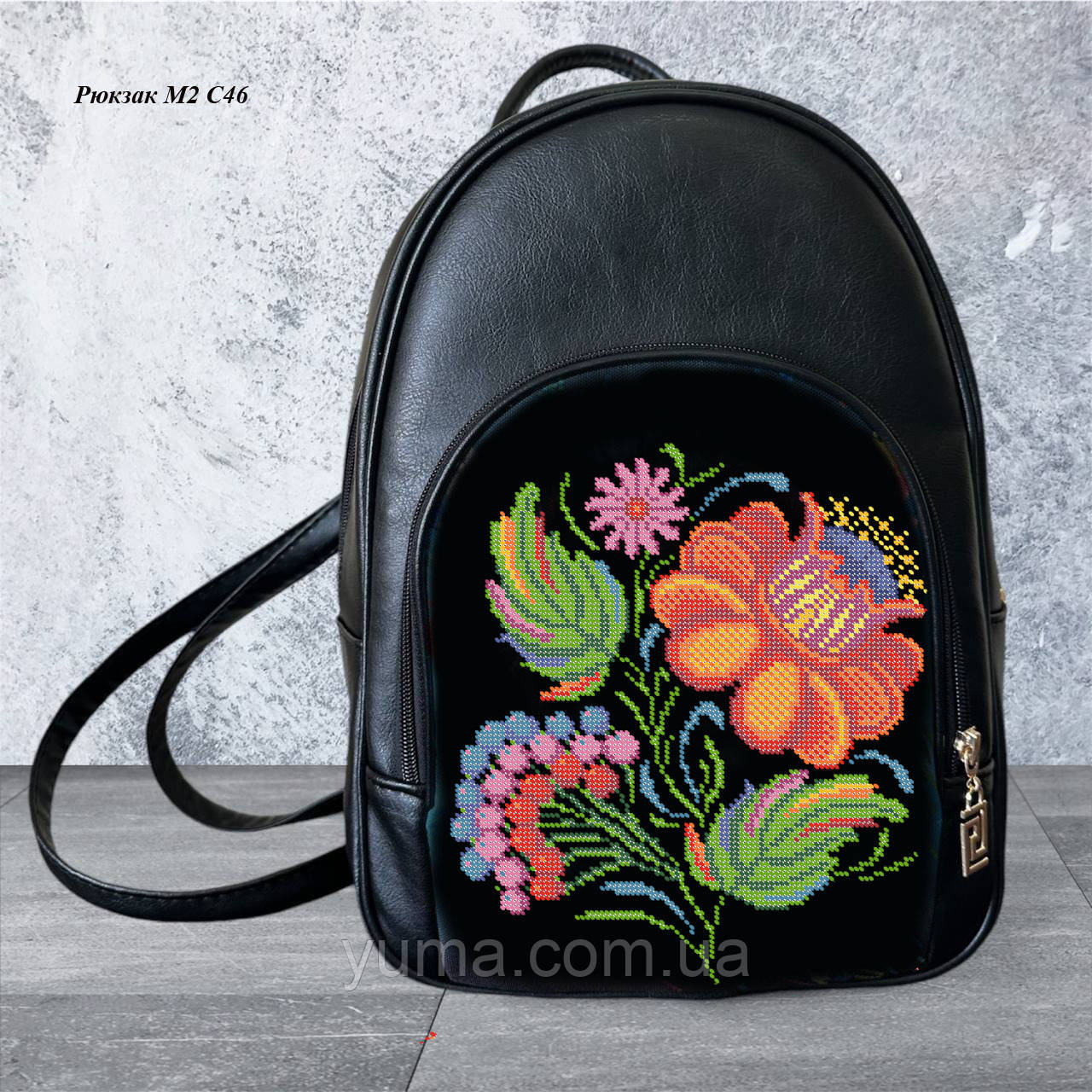 Рюкзак для вишивки бісером Рюкзак М 2 С20 еко шкра, фото 1