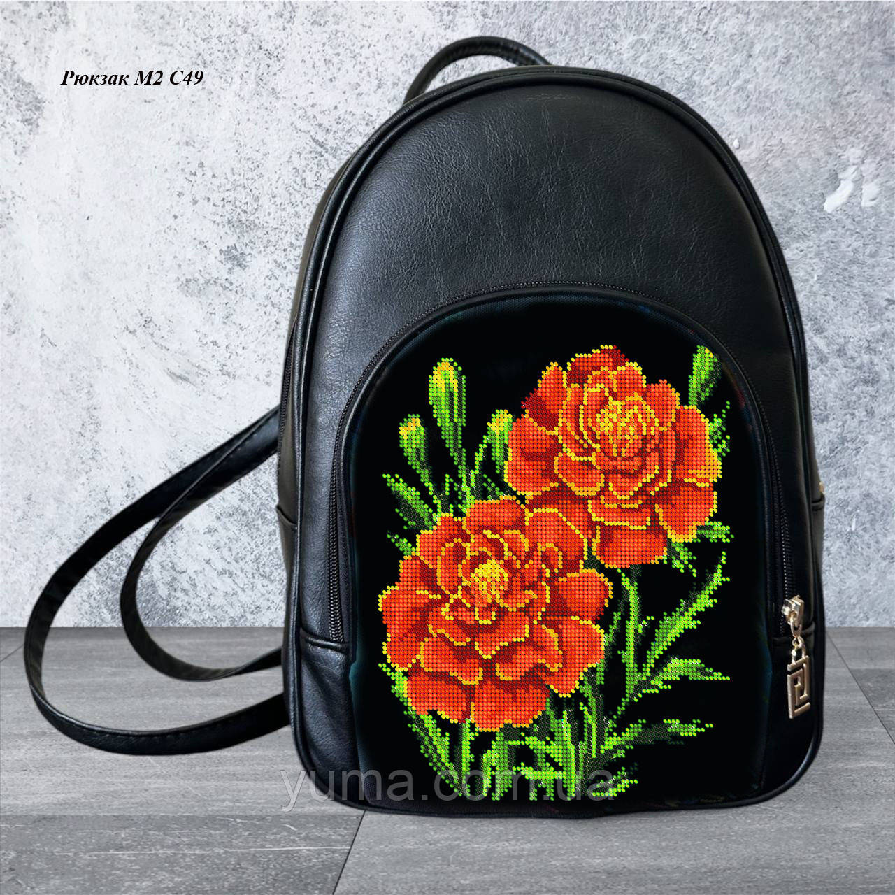 Рюкзак для вишивки бісером Рюкзак М 2 С20 еко шкра, фото 1