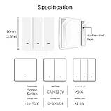 Чотирьох клавішний розумний бездротовий вимикач, перемикач сцен Zigbee, Tuya Smart Life, фото 2