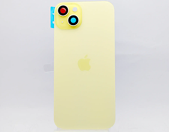 Задня кришка зі склом камери Apple iPhone 15 Plus Yellow Original