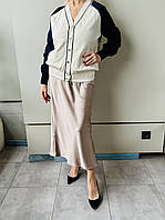 Кардиган женский плотный трикотажный на кнопках