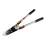 Телескопічний сучкоріз японська сталь 680-1000 мм з алюмінієвими ручками та лезом для гілок до 65 мм легкий, фото 2