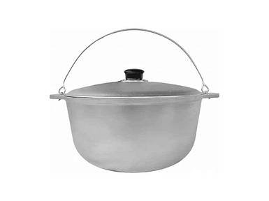 Казан алюмінієвий з дужкою та кришкою 10л Турист D1110 ТМ TALKO FG