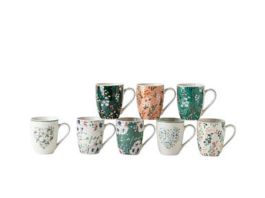 Чашка керамічна подарункова 340мл 2091-18 Польові квіти ТМ SNT FG