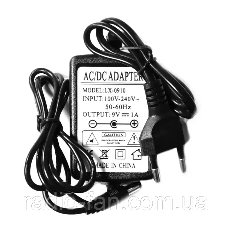 Блок живлення 9v 1a