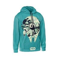 Худі чоловіче з принтом «Зоряні Війни. Популярний всесвіт. Star Wars»