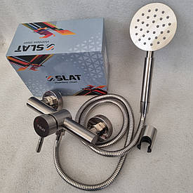 Змішувач із неіржавкої сталі для душової кабіни SLAT MLT-51001 VR колір сатин