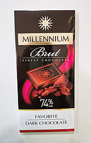 Шоколад Millennium Favorite Brut 74% гіркий 100 г