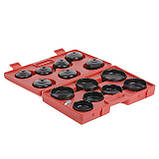 Набір знімачів масляного фільтра (колпачки) INTERTOOL HT-7204, фото 3