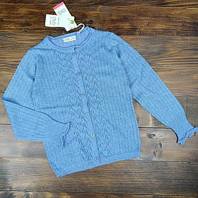 Кофта на гудзиках с люрексом демі на дівчинку 5-6 років зріст 116 см