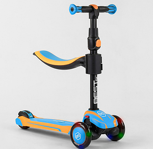 Самокат триколісний Best Scooter JS-30918 колеса світяться