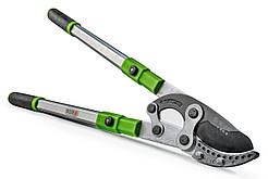 Гілкоріз садовий контактний професійний Sagawata, з ковадлом, телескопічний 678-1075 мм, редуктор