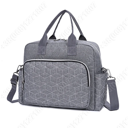 Сумка для коляски універсальна, органайзер для мами на коляску BabyBag B-1 Сіра, фото 1